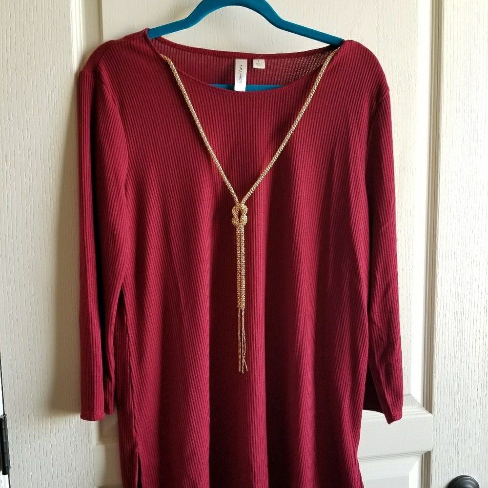 Red tunic